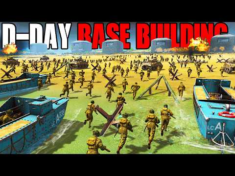 The Deadliest D-DAY Base Building WW2 Challenge is TERRIFYING! - Gates of Hell