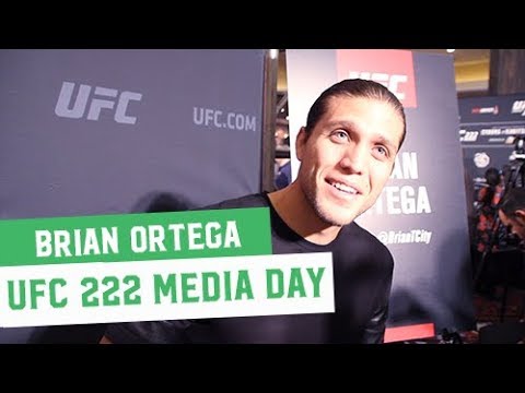 UFC 222 Media Day: Brian Ortega is excited to fight 'legend' Frankie Edgar