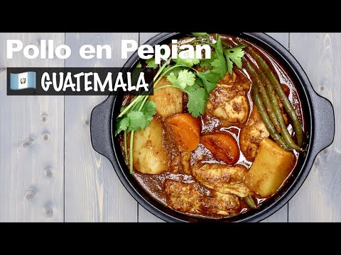 How to make Pepián de Pollo | Guatemala | 2-min Recipe Video