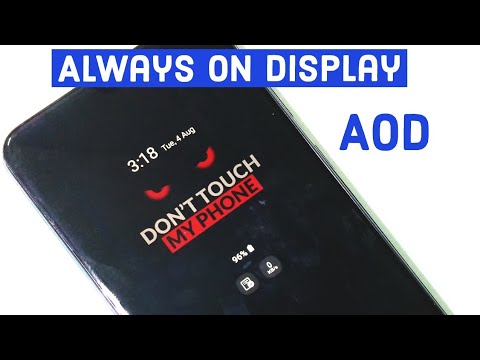 Samsung Galaxy A30s A30 A31 : Always On Display