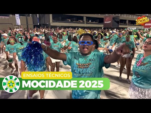Mocidade 2025 Ao Vivo |  Ensaio Técnico (4K) Completo