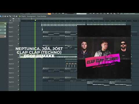 Neptunica, JØA, Jost - Clap Clap (Techno) | Drop Remake + FLP 99% Accurate #hypertechno #flstudio