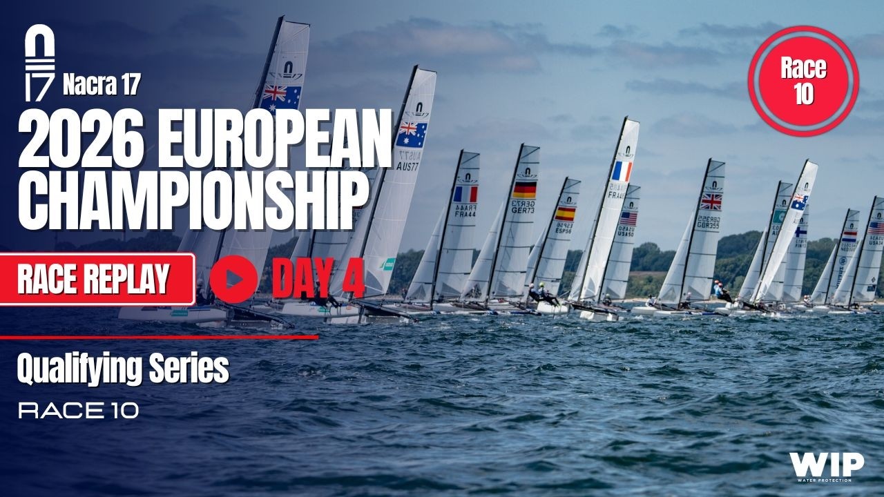 🎬 RACE REPLAY | Nacra 17 – Race 10 | 2026 European Championship, Eckernförde