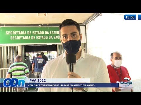 Cota única do IPVA 2022 tem desconto de 15% para pagamento em Janeiro 07 12 2021