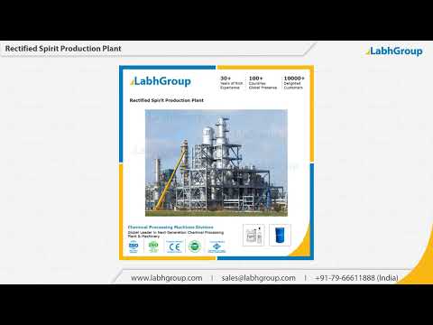 Rectified spirit production machinery - distillery plant - l...