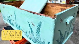 😭 Ep. 107 This Painted Chest Healed a Broken Heart | Furniture Restoration