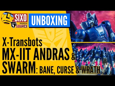 UNBOXING: Transformers X-Transbots MX-IIT Andras & Swarm (Bane, Curse & Wrath)