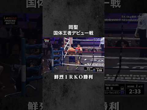 【岡聖】公式映像ハイライト Lemino BOXING フェニックスバトル133 #ボクシング #boxing #岡聖 #hijirioka