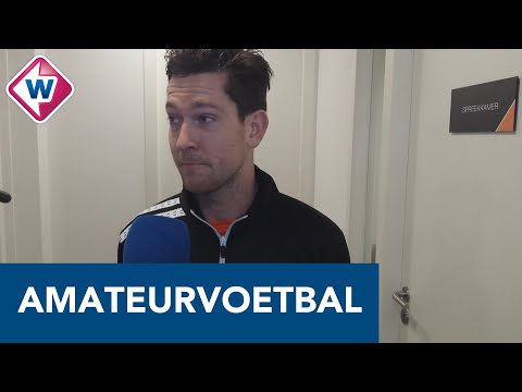 Katwijk-speler Mike van den Ban baalt van het verlies tegen zijn oude ploeg HFC - Omroep West Sport