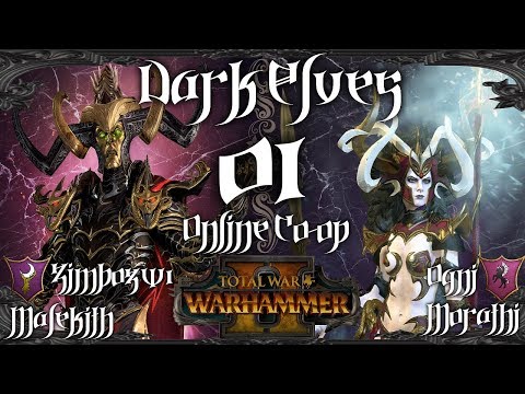 [#1] Total War: WARHAMMER 2 | Online Co-op | DARK ELVES |Let’s Play Ep.1