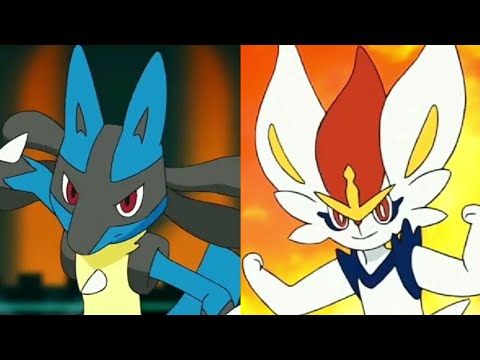 Riolu evolui para Lucario e Raboot evolui para Cinderace