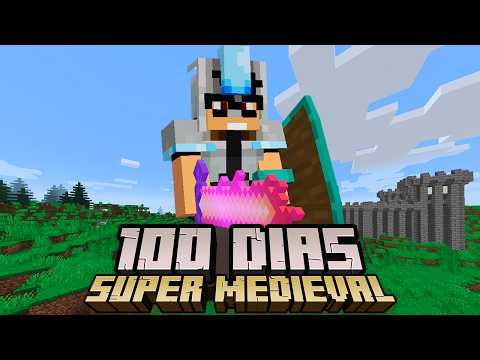 SOBREVIVI 100 DIAS NO MINECRAFT SUPER MEDIEVAL - O FILME