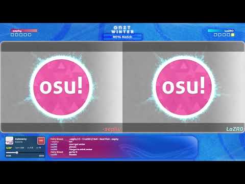 ANZT12W - Round of 16 | [#14] -sephy vs. LaZR0 [#30]