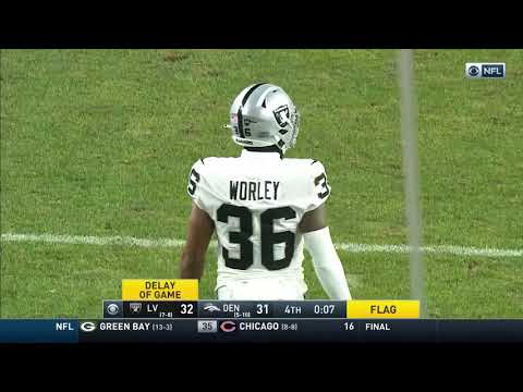 Raiders Defender Picks Up Ball, Runs Around, Receives Delay of Game Flag