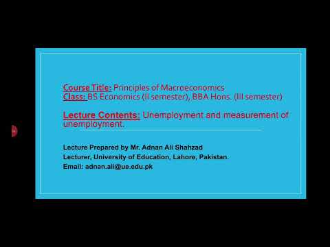 Lecture 17, Principles of Macroeconomics