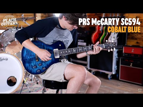 No Talking...Just Tones | PRS McCarty SC594 | Cobalt Blue Pattern Vintage