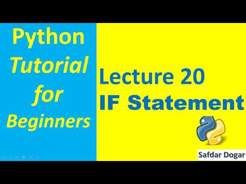 if statement in Python | Python Tutorial for Beginners