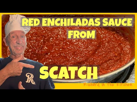 RED ENCHILADA SAUCE FROM SCRATCH | Richard in the kitchen