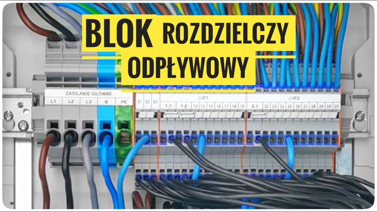 Blok rozdzielczy odbiorczy w rozdzielnicy elektrycznej TOPJOB®S WAGO