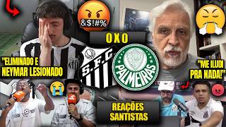REAÇÕES dos SANTISTAS - SANTOS 0x0 PALMEIRAS - COPA DO BRASIL 2026 - SANTOS ELIMINADO E SEM NEYMAR!