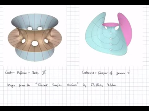 Classical minimal surfaces and their genus 1