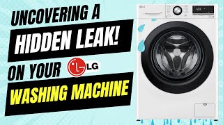 Water Coming From Underneath LG Washing Machine — Uncovering a Hidden Leak & How to Solve an AE Error