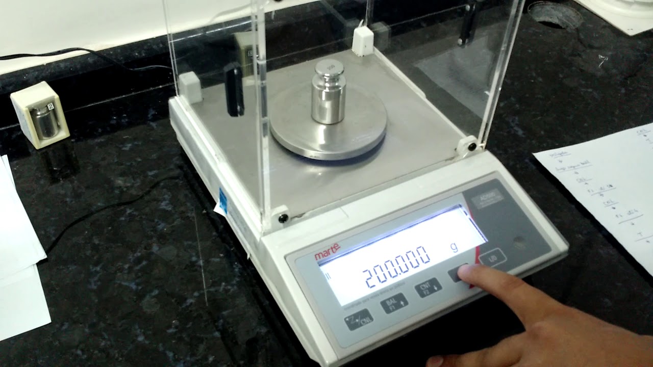 Como calibrar a balança Marte