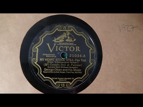 My Heart Stood Still - George Olsen and His Music (1927)