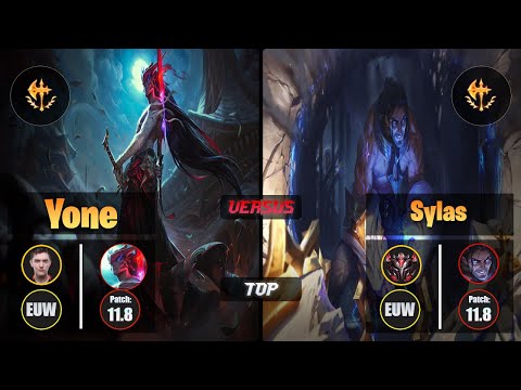 Selfmade YONE (Top) [Conqueror] VS SYLAS - Grandmaster EUW Patch 11.8