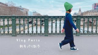 【Vlog Paris】親子で年明けパリ散歩/ ノートルダム大聖堂に初詣/ Take a walk in Paris