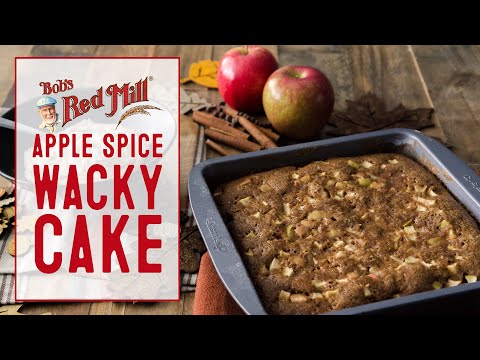Vegan Apple Spice Wacky Cake Recipe