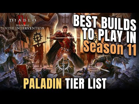Paladin Tier List with the BEST Builds to play in Season 11