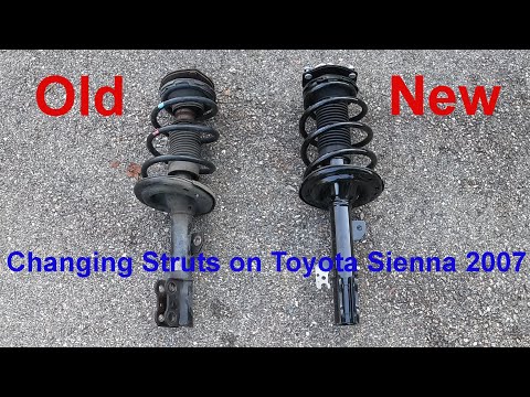 Strut Changing on Toyota Sienna 2007