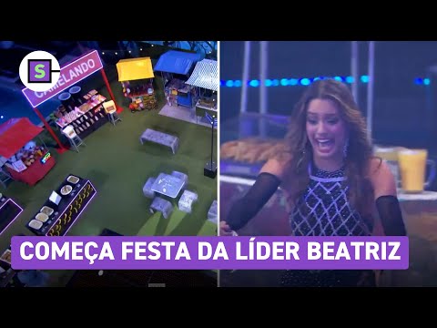 BBB 24: Líder da semana, Beatriz ganha festa inspirada no camelô