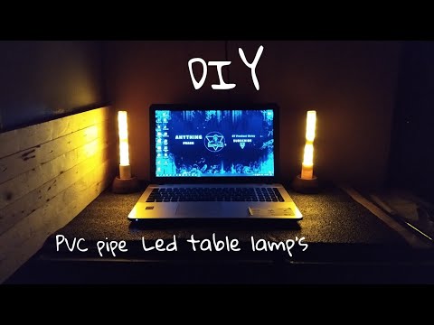 DIY  How to make led table lamp's