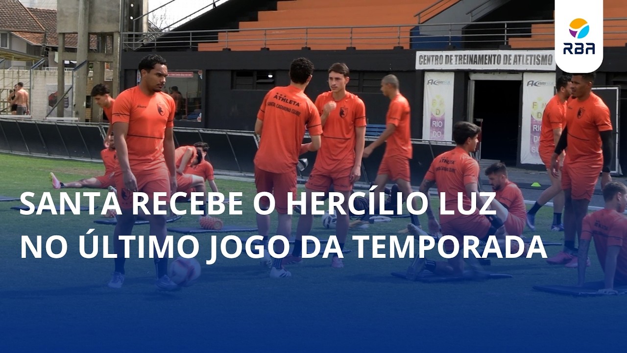 Santa recebe o Hercílio Luz no último jogo da temporada