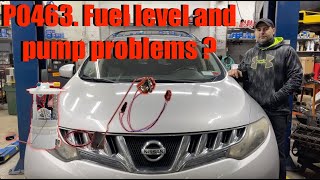 How to change fuel pump? fuel level sensor? P0463 Nissan 2009 Murano
