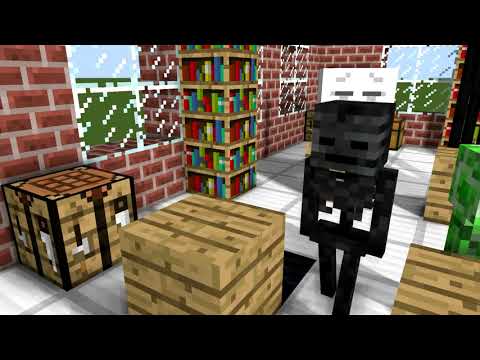 Monster School : SCARY SLENDRINA THE CELLAR CHALLENGE - Minecraft Animation