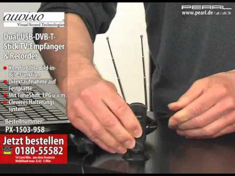 auvisio DVB-T Dual USB-Stick TV-Empfänger & Recorder