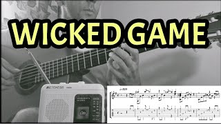 WICKED GAME / Fingerstyle Classical Guitar Cover