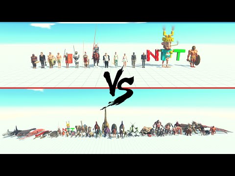 Humans Vs All Units ARBS | Animal Revolt Battle Simulator