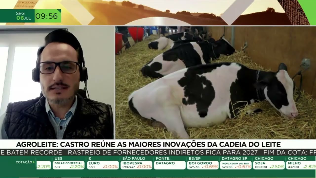 Agroleite 2026 destaca inovação e o futuro da pecuária leiteira