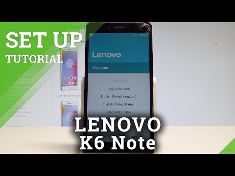 How to Set Up on LENOVO K6 Note - Activation Process / Initialization Android |HardReset.Info