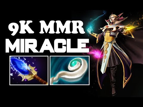 Miracle Playing Mid Invoker - 30 Mins GG! ( 9000 MMR ) ( vol 4 )