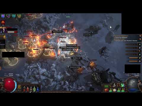 [PoE Multibox] HC Heist, 2man DPS+ManaGuard,Dried Lake,Level37