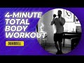 4 Minute Total Body Dumbbell Workout For Quick Results Fitness Hiit Homeworkout
