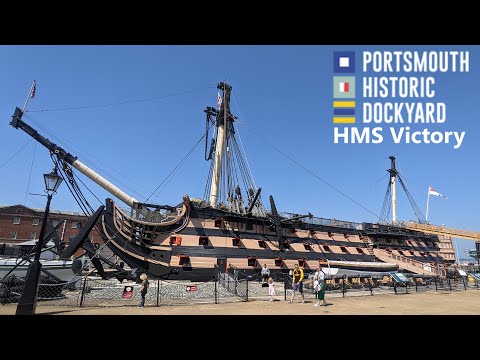 HMS VICTORY Full Tour at Portsmouth Historic Dockyard | Royal Navy's Most Famous Warship [4K]