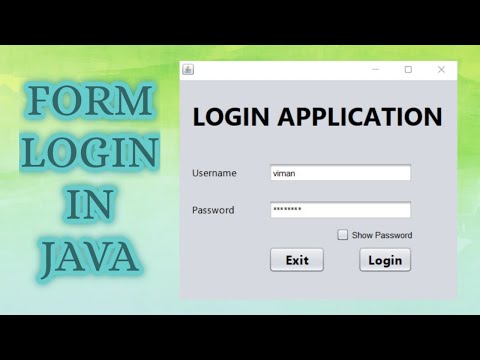 Java Swing Basic Login Page Tutorial