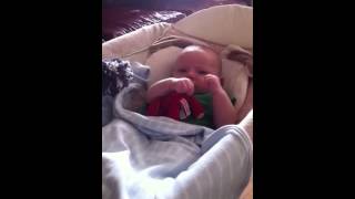 Baby conducting Mozart's Eine Kleine Nachtmusik-Adante