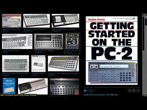 TANDY PC 2 TANDY RADIO SHACK PC3 TRS 80 POCKET PC CALCULATORS SCIENTIFIC POCKEMUL COMPUTER PORTABLE